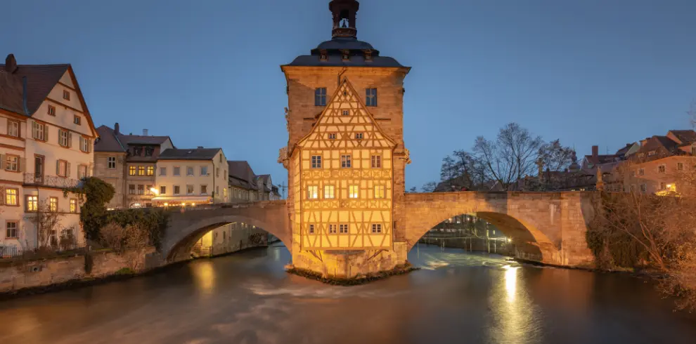 Voyage slow et bas carbone en Allemagne - vue de Bamberg