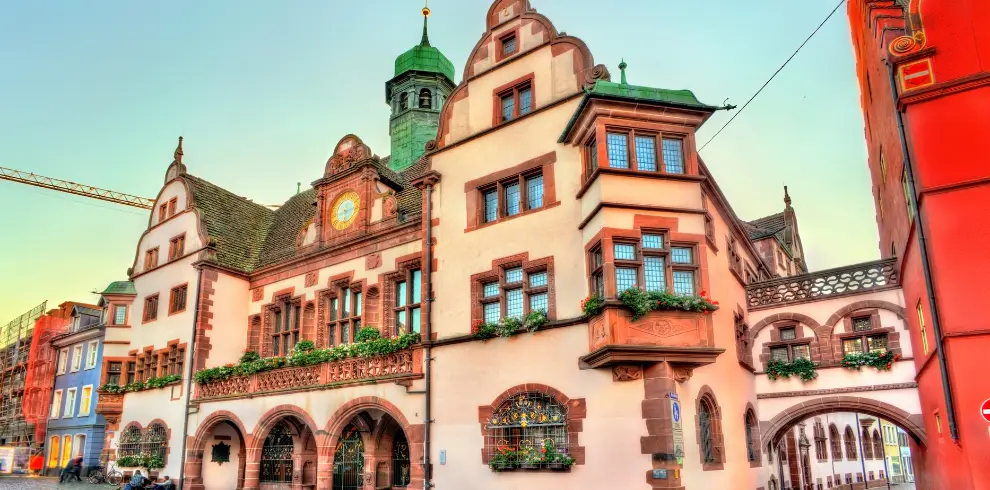 Voyage slow et bas carbone en Allemagne - vue de Freibourg Brisgau