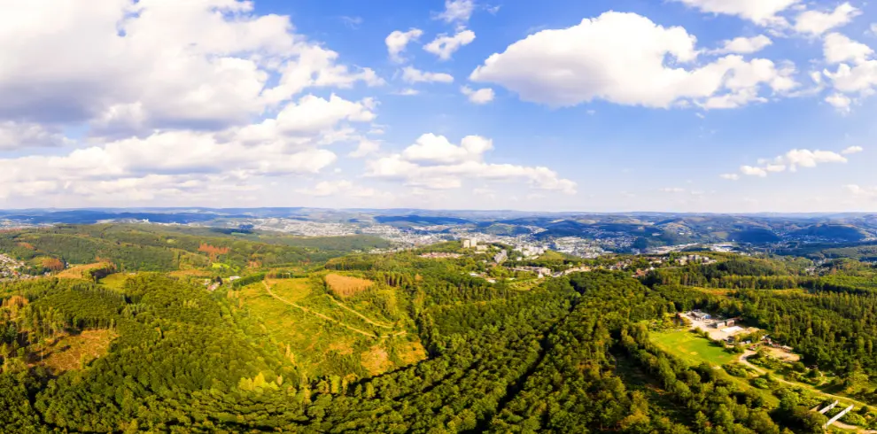 Boucle itinérante slow en Allemagne - Vue de Siegen