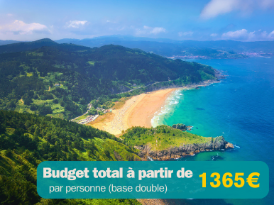 Voyage slow pays basque - Boucle "Direction Euskadi ! Bienvenue au Pays Basque" à partir de 1365 euros par personne en chambre double